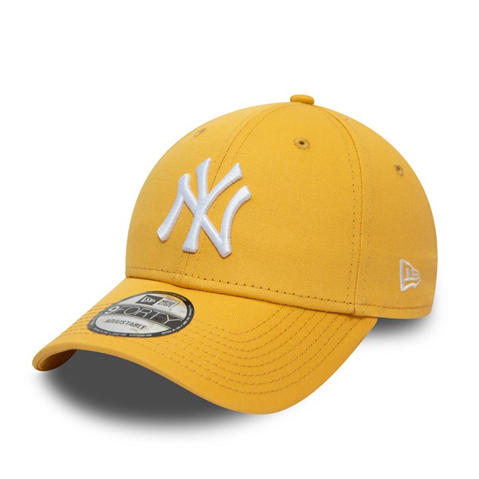 New York Yankees League Essential 9FORTY Lippis Kultaiset - New Era Lippikset Myynti FI-453912